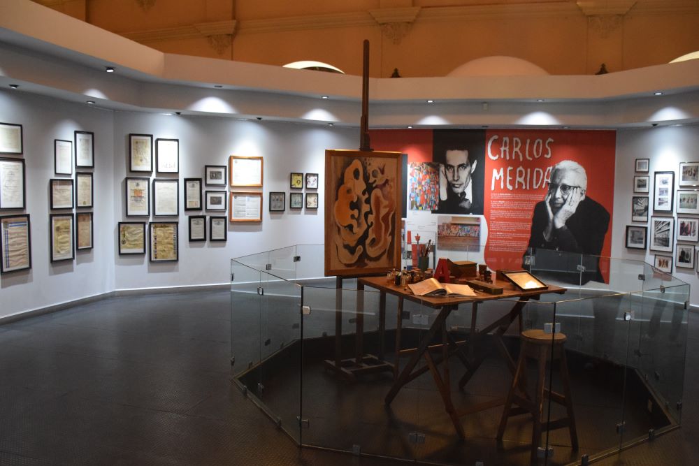 Sala Carlos Mérida antes del nuevo guion museográfico